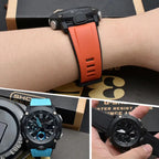 Resin Rubber Strap for Casio G-SHOCK GA-2000-1A2 PRG-600 PRW-6600, Silicone Band JCO-J41 - STRAPS
