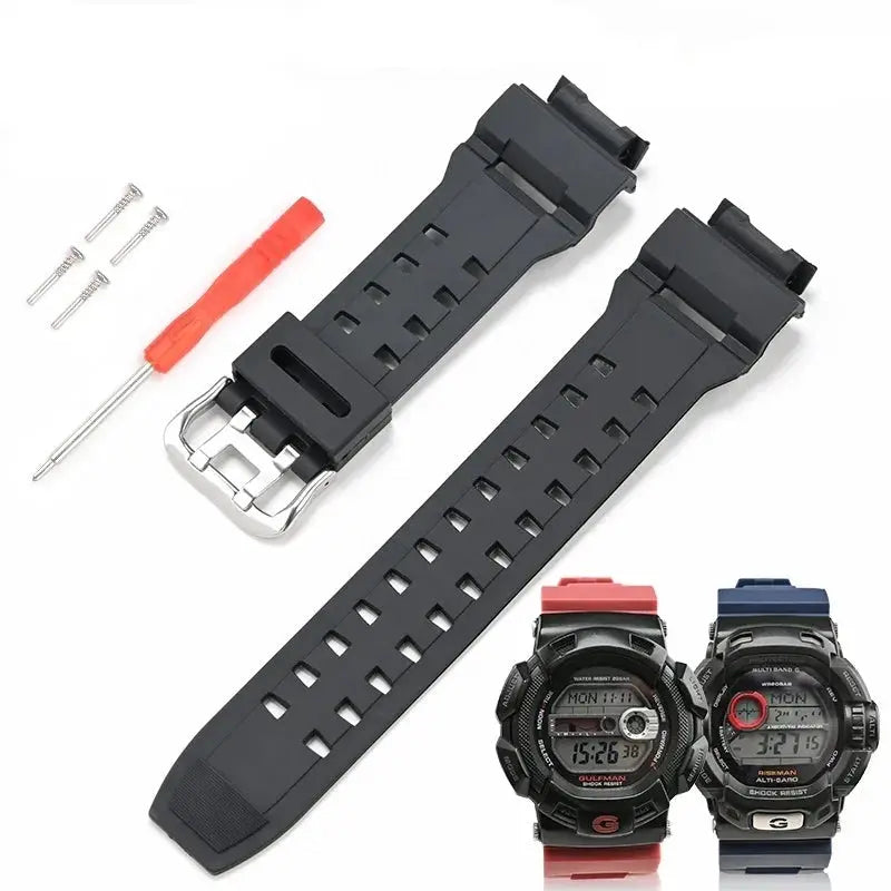 Resin Strap for Casio Rangeman G-SHOCK G9200/G9100/GW9200/GW9101/GW9102/GW9110/GW9125 – 16 Colors STRAPS