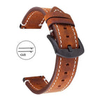 Retro Leather Watchband – Premium Calf Leather Strap for Samsung, Huawei & Traditional Watches - STRAPS