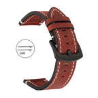 Retro Leather Watchband – Premium Calf Leather Strap for Samsung, Huawei & Traditional Watches - STRAPS