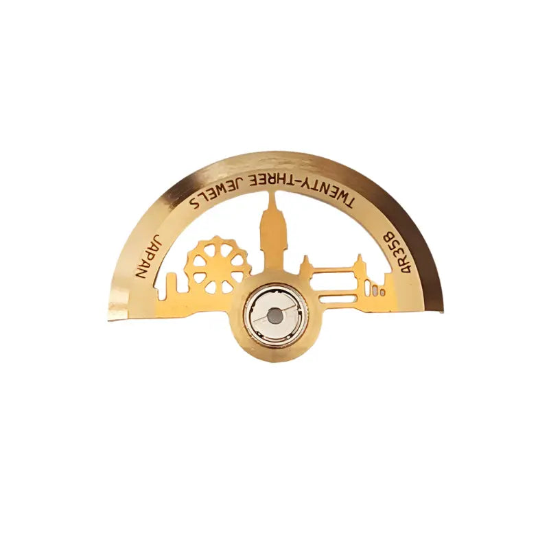 Rose Gold NH35/NH36 Rotor - Automatic Watch Movement Replacement - STRAPS