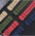 Rubber Watch Strap for Casio AE-1000W AE-1200WH 1300WH 1000W W-216H SGW500 F-108WH 18mm STRAPS