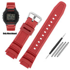 Rubber Watch Strap for Casio AE-1000W AE-1200WH 1300WH 1000W W-216H SGW500 F-108WH 18mm STRAPS