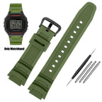 Rubber Watch Strap for Casio AE-1000W AE-1200WH 1300WH 1000W W-216H SGW500 F-108WH 18mm STRAPS