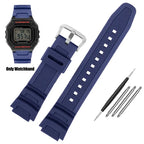 Rubber Watch Strap for Casio AE-1000W AE-1200WH 1300WH 1000W W-216H SGW500 F-108WH 18mm STRAPS