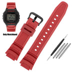 Rubber Watch Strap for Casio AE-1000W AE-1200WH 1300WH 1000W W-216H SGW500 F-108WH 18mm STRAPS