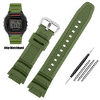 Rubber Watch Strap for Casio AE-1000W AE-1200WH 1300WH 1000W W-216H SGW500 F-108WH 18mm STRAPS
