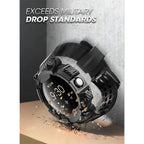 Rugged Protective Case for Google Pixel Watch 3/2/1 – 41mm with Adjustable Strap Band STRAPS