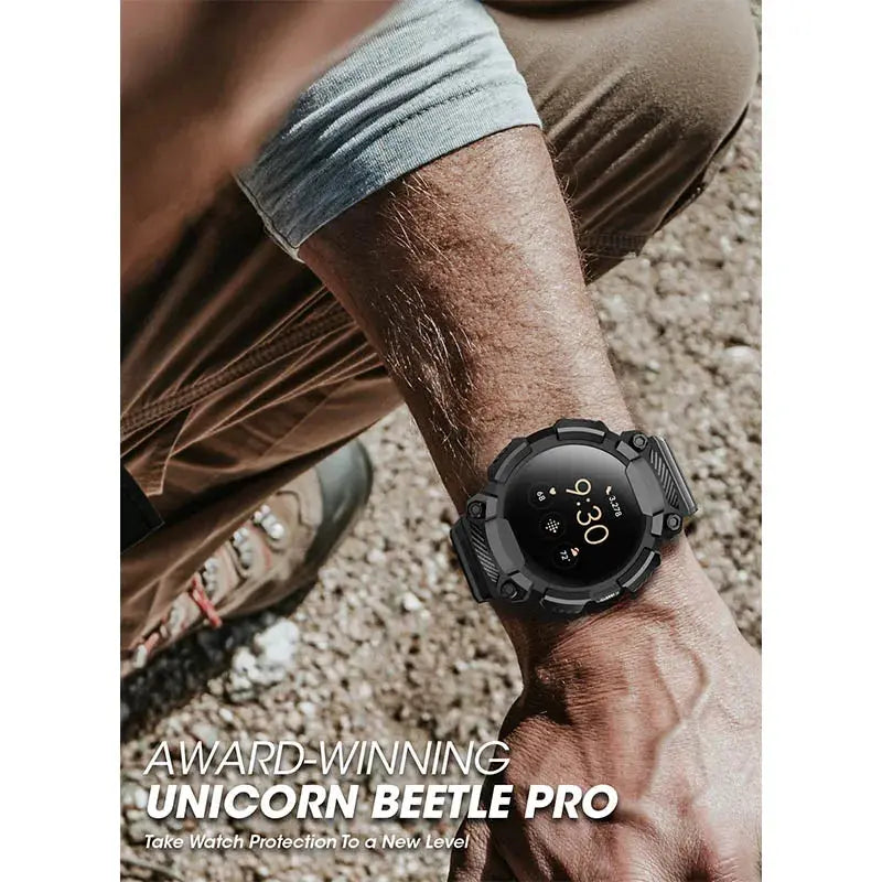 Rugged Protective Case for Google Pixel Watch 3/2/1 – 41mm with Adjustable Strap Band STRAPS