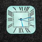 Square NH35 Watch Dial Set with Roman Numerals and Watch Hands for NH35 / NH36 STRAPS