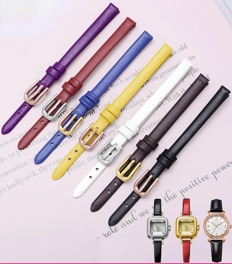 Slim Leather Watch Strap |CK Citizen 6mm–16mm Models