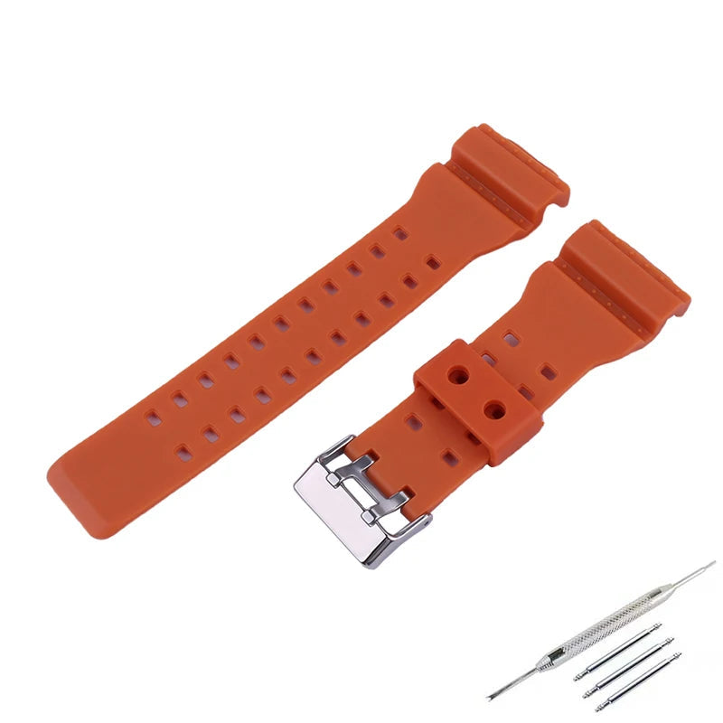 Resin Strap for CASIO G-SHOCK GD-100 GA-100 GA-110 GA-120 GA-140 GA-150 GA-700 GA-710 GAX-100 GLS-100 GLS-8900 STRAPS