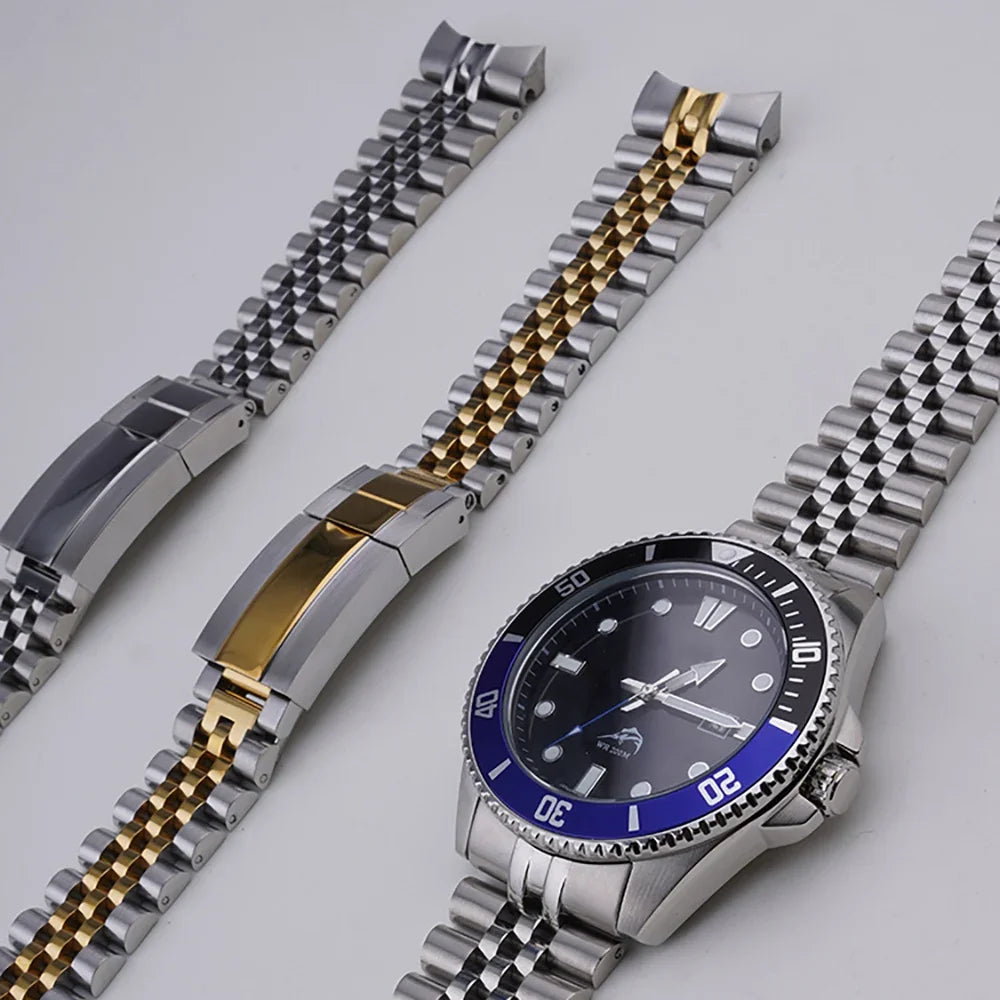 22mm Jubilee Bracelet for Casio Duro MDV-106, MDV-107, & MDV-106G