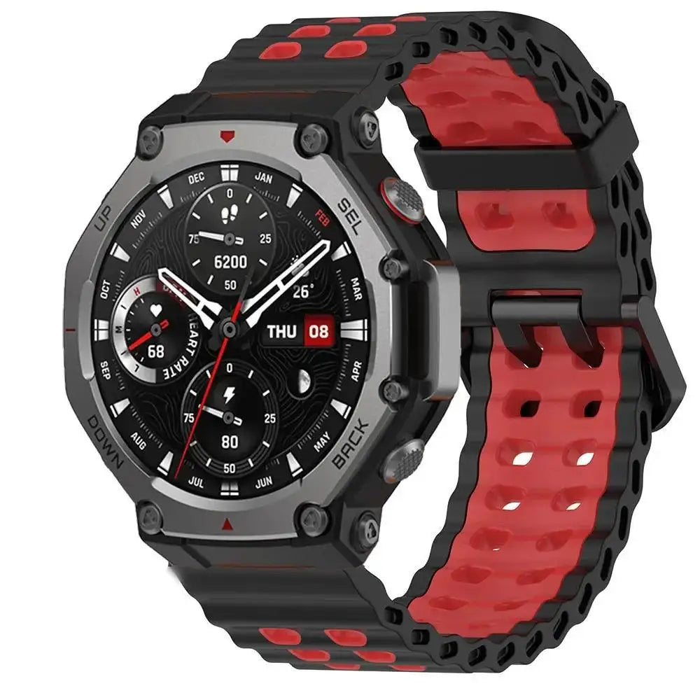 Breathable Sport Silicone Strap for Amazfit T-Rex 3, T-Rex 2, T-Rex Ultra & Pro STRAPS