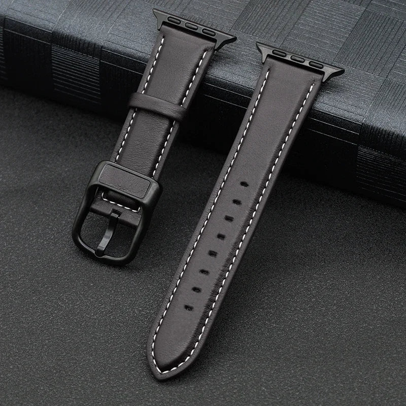 PU Leather Strap for Apple Watch Series 10, 9, 8, 7, 6, 5, SE, Ultra / Ultra 2 (49mm) STRAPS
