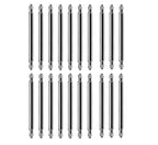10/20PCS Spring Bars Dia 1.8mm Pins Fit for 16mm 18mm 19mm 20mm 21mm 22mm 23mm 24mm 25mm 26mm 27mm 28mm 30mm Strap Link Bars STRAPS