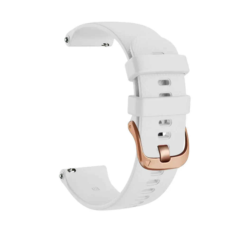 18mm & 20mm Silicone Strap for Garmin Venu Sq 2 Plus, Vivoactive 4S, Venu 3S, 2S – Wristband - STRAPS