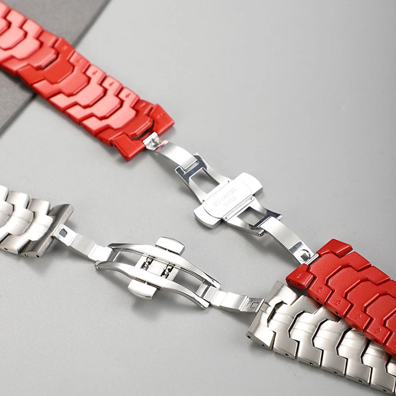 22mm 26mm Quick Fit Metal Watch Strap For Garmin Fenix 8 7X 7 6X Pro 5X Plus Forerunner 935 945 955 965 STRAPS