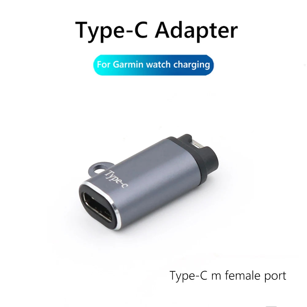 Type-C / Micro / iOS USB Charger Adapter for Garmin Fenix, Instinct, Venu, Epix & Forerunner Watches STRAPS