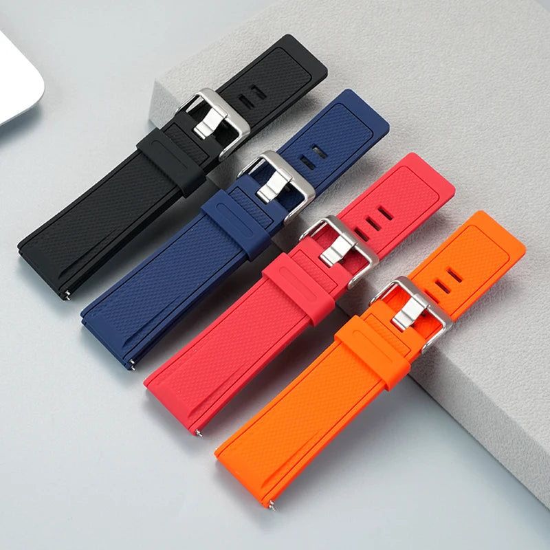 Quick-Release Silicone Sport Strap for Casio G-Shock GA-2000, GA-2300 & Pro Trek PRW-6600, PRG-600/650Y STRAPS