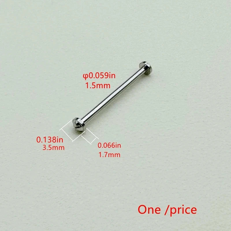 1.5mm Stainless Steel Watch Strap Screw Rod Pin – Rotating Fixed Ear Bolt STRAPS