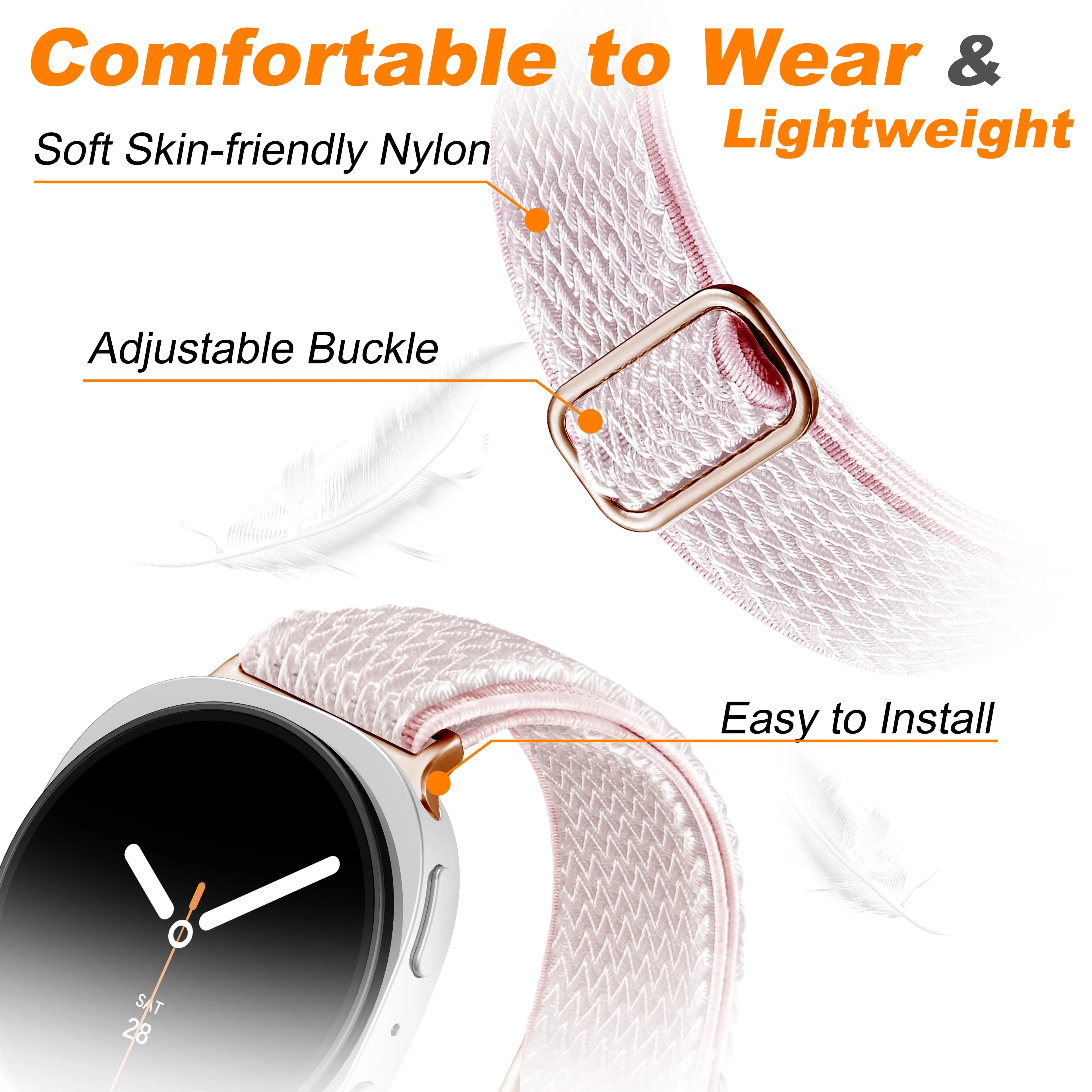 Scrunchie Nylon Strap for Samsung Galaxy Watch 8 / 8 Classic STRAPS