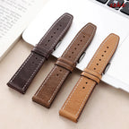 Calfskin Genuine Leather Watchbands 20mm / 22mm Quick Release STRAPS