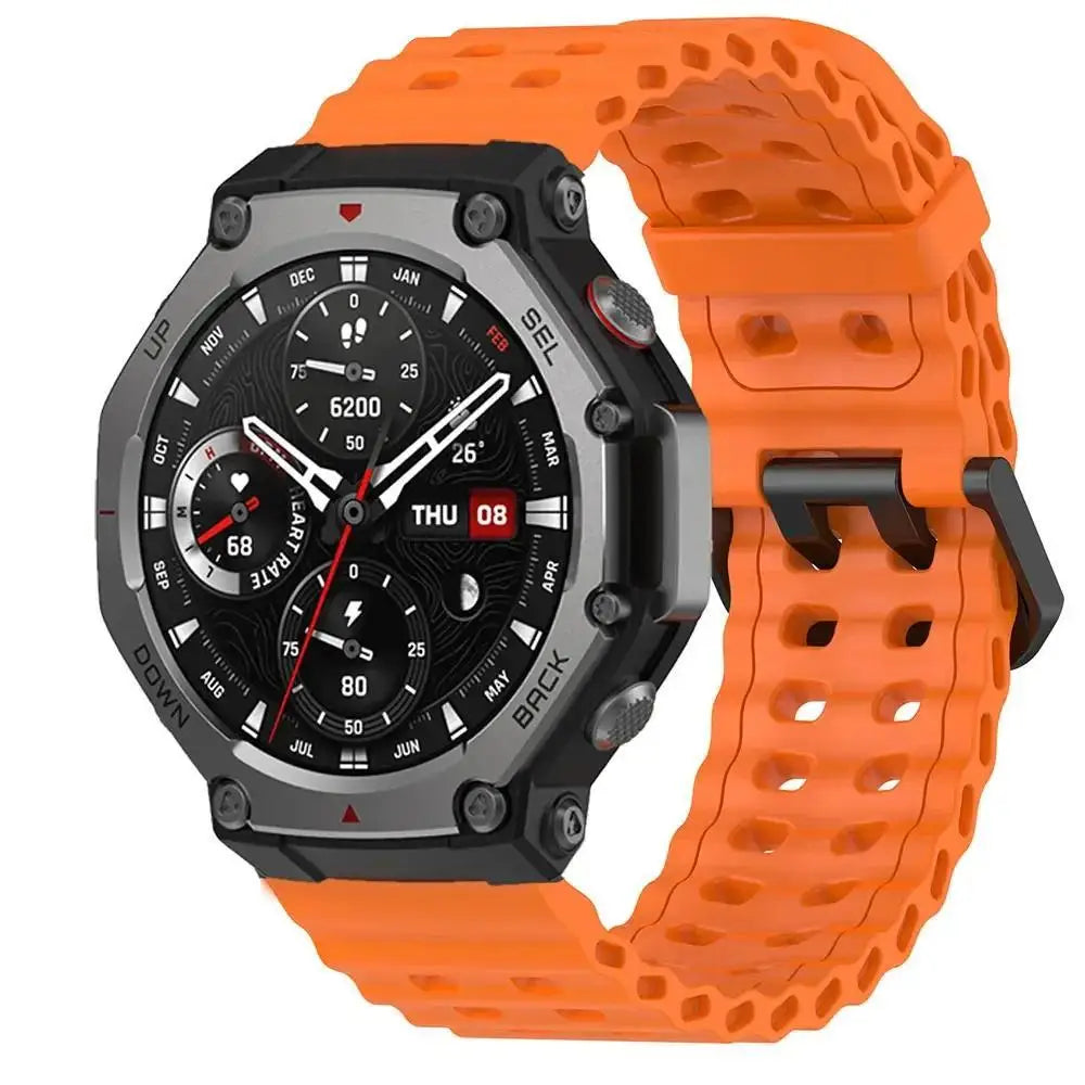 Breathable Sport Silicone Strap for Amazfit T-Rex 3, T-Rex 2, T-Rex Ultra & Pro STRAPS