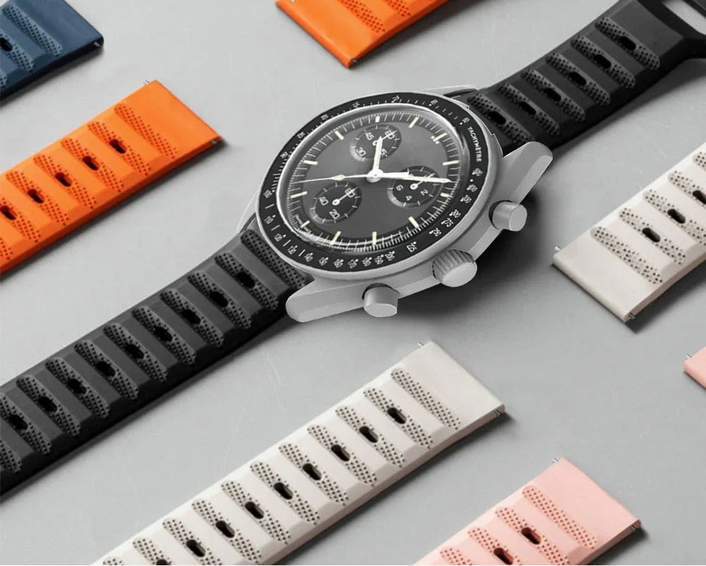 20mm Silicone MoonSwatch Strap | Omega x Swatch Planet Series Sport Band