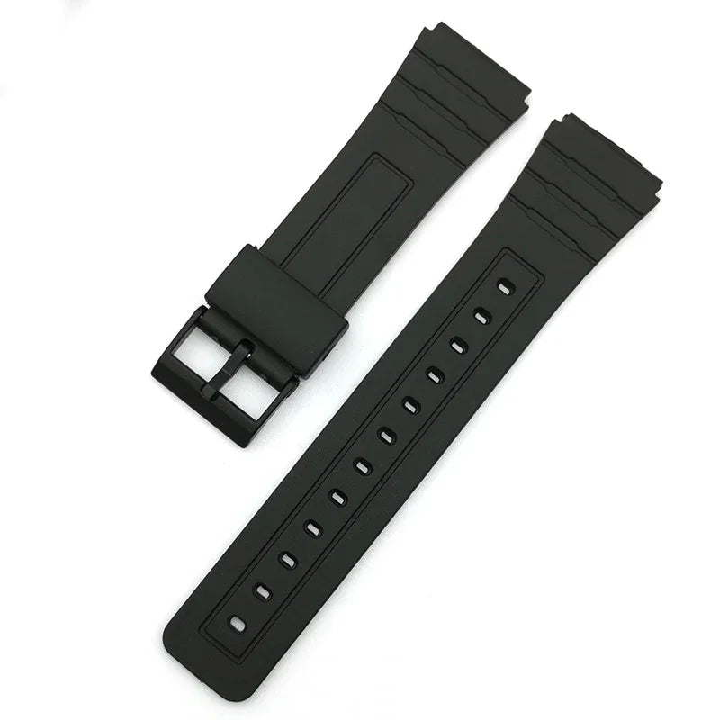 Silicone Strap for CASIO W800H SGW400 F84 F91W AE1200 AE1300 A158 A168 F105 F108 12mm 14mm 16mm 18mm 20mm 22mm STRAPS