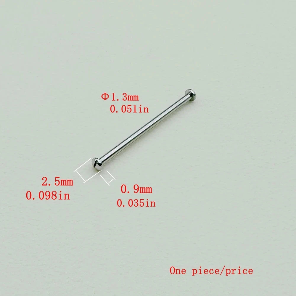 1.3mm Stainless Steel Watch Strap Fastener Screw Rod STRAPS