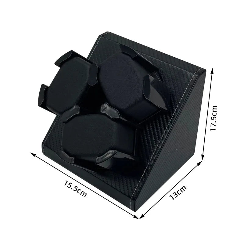 Single Watch Winder - PU Leather Case with 2 Rotation Modes STRAPS