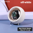 Single Watch Winder - Dual Power, Quiet Mabuchi Motor STRAPS