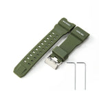 Casio G-SHOCK GWG-1000GB Blue Red Green Silicone Watchband 22cm Resin Strap STRAPS