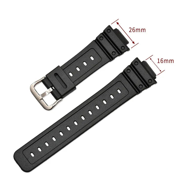 TPU Rubber Strap for Casio G-Shock DW-5600, DW-6900, & DW-9052 STRAPS