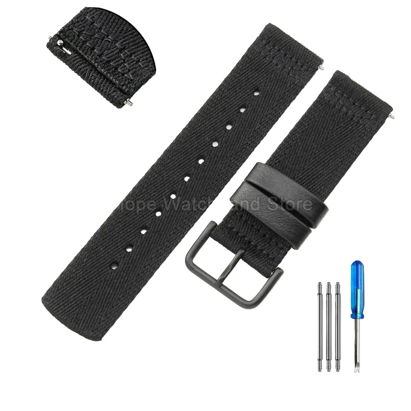 Air-Permeable Nylon Bracelet for Casio PRG-650YB, PRW-6600, GA-2000, & GA-2300 STRAPS