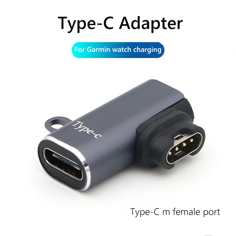 Type-C / Micro / iOS USB Charger Adapter for Garmin Fenix, Instinct, Venu, Epix & Forerunner Watches STRAPS