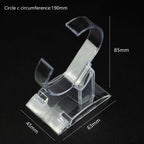 Transparent C-Shaped Bracelet & Watch Display Stand Organizer STRAPS
