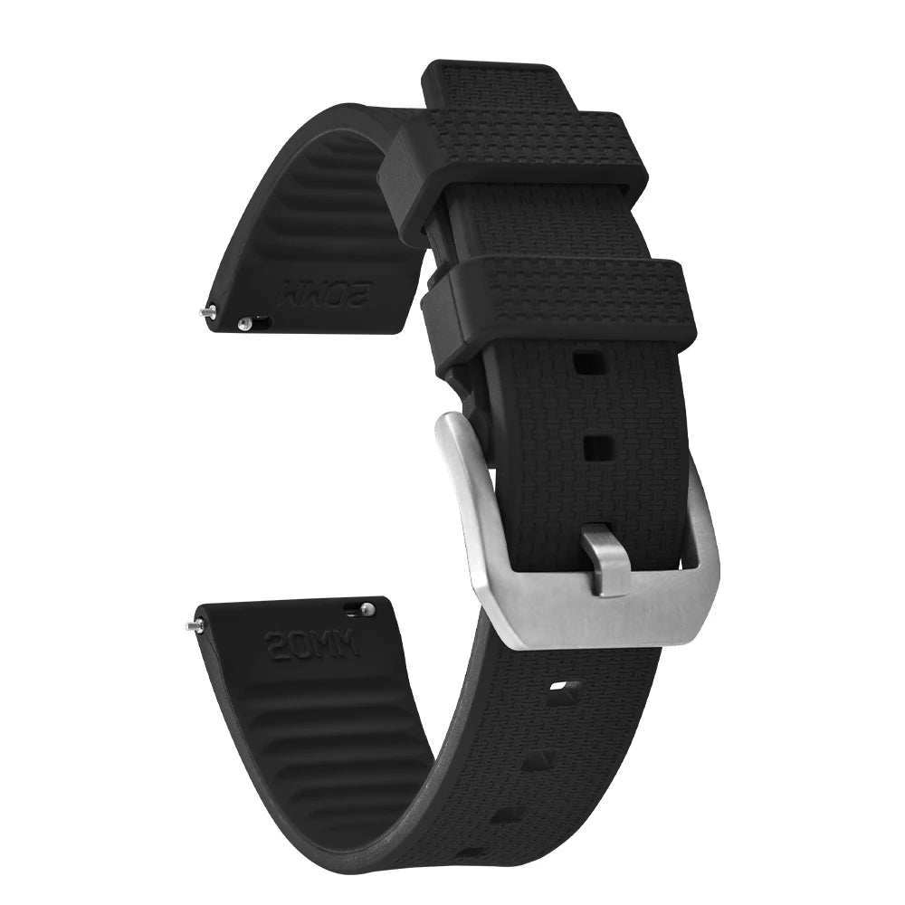 High-Grade FKM Fluororubber Diving Strap for Rolex, Omega, IWC & Seiko