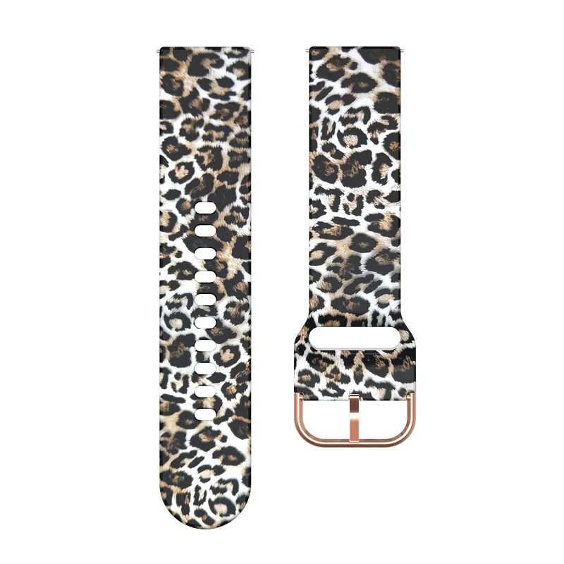 20mm 22mm Patterned Silicone Strap for Samsung Galaxy, Huawei & More STRAPS