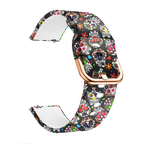 20mm 22mm Patterned Silicone Strap for Samsung Galaxy, Huawei & More STRAPS
