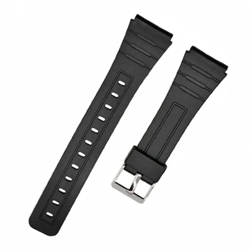Silicone Strap for CASIO W800H SGW400 F84 F91W AE1200 AE1300 A158 A168 F105 F108 12mm 14mm 16mm 18mm 20mm 22mm STRAPS