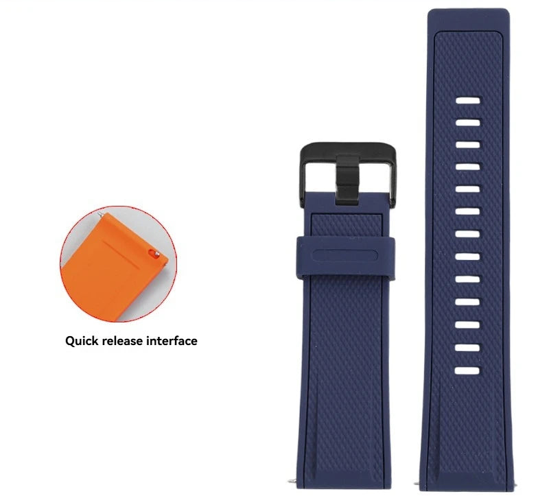 Quick-Release Silicone Sport Strap for Casio G-Shock GA-2000, GA-2300 & Pro Trek PRW-6600, PRG-600/650Y STRAPS