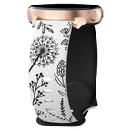 20mm Two-Tone Dandelion Silicone Strap for Samsung Galaxy Watch 4/5/6/7 STRAPS