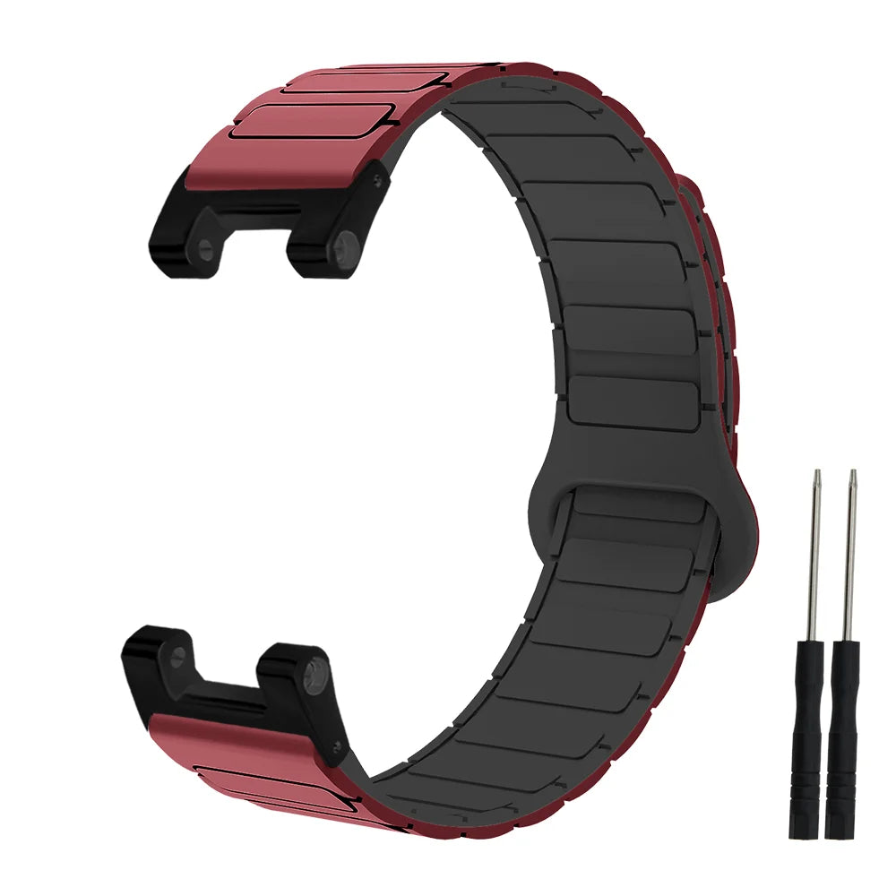 Armor Style Magnetic Silicone Strap for Amazfit T-Rex 3, T-Rex 2 & T-Rex Pro STRAPS