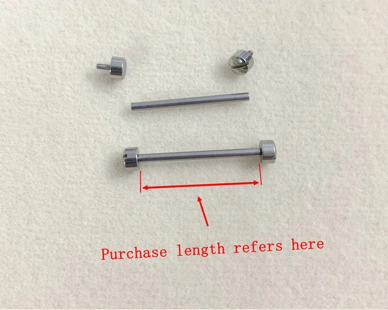 1.3mm Stainless Steel Watch Strap Fastener Screw Rod STRAPS