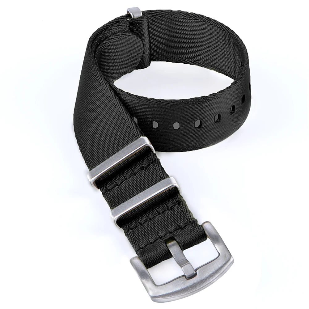 Seiko & Omega XL Size Military Nylon Strap | 33cm Super Long 20mm 22mm Models