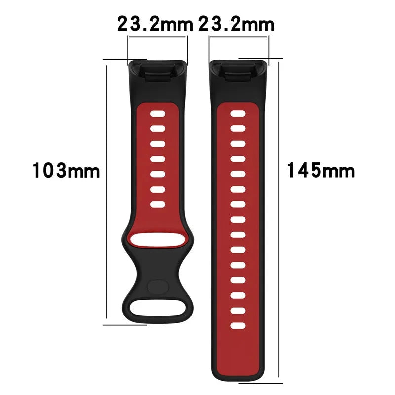 Breathable Soft Silicone Strap for Fitbit Charge 5 / 6 STRAPS