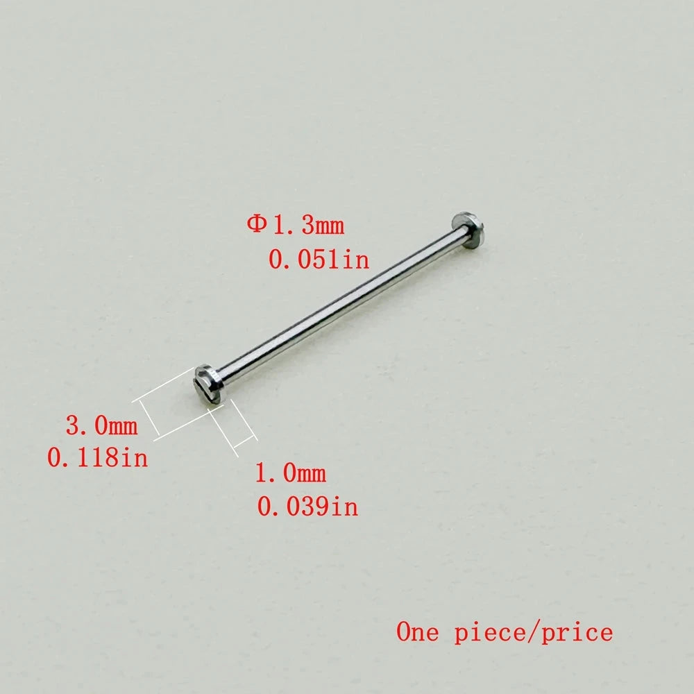 1.3mm Stainless Steel Watch Strap Fastener Screw Rod STRAPS