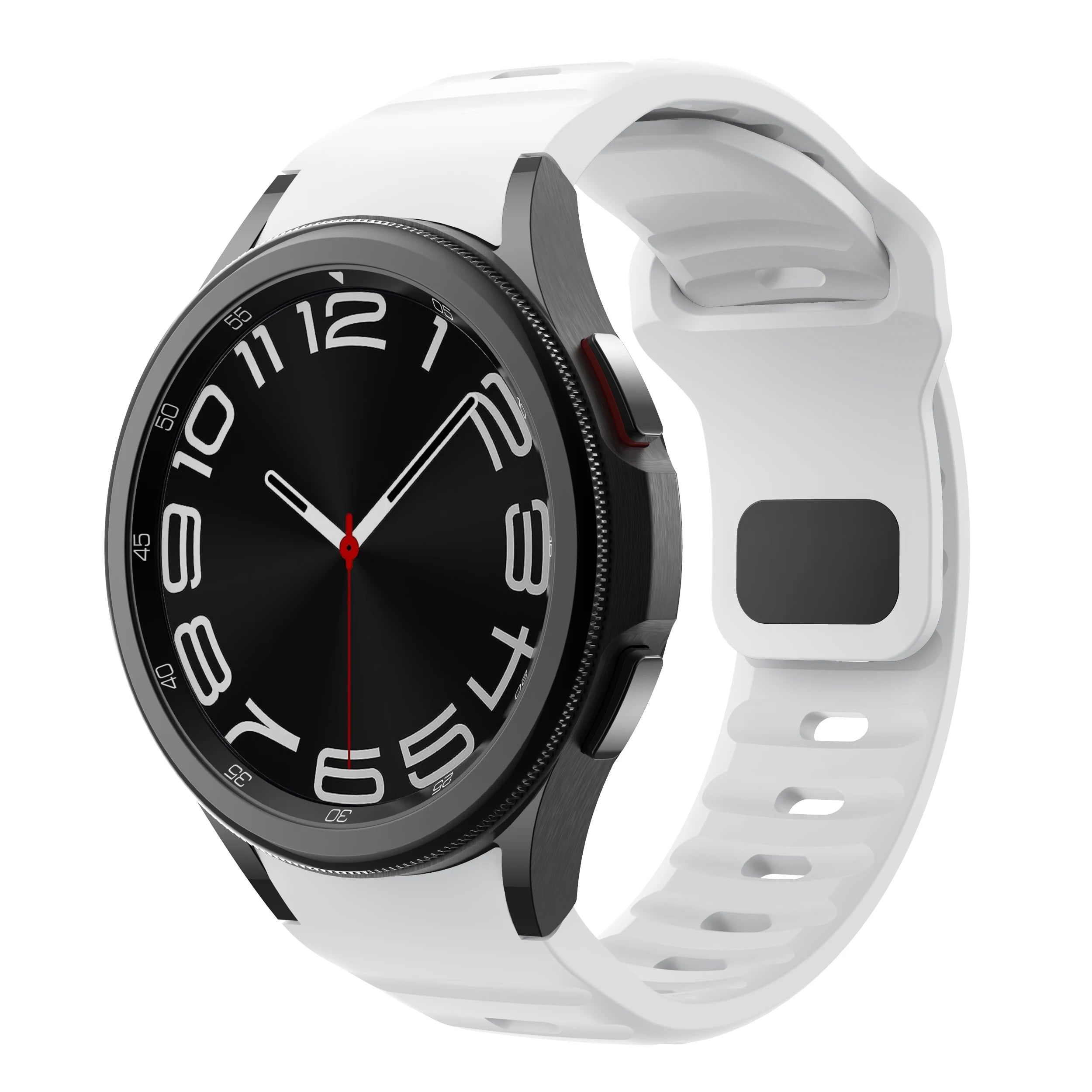 Silicone Strap for Samsung Galaxy Watch 6 Classic 47mm 43mm / 5 Pro 45mm / 4 46mm 42mm / 6 40mm 44mm